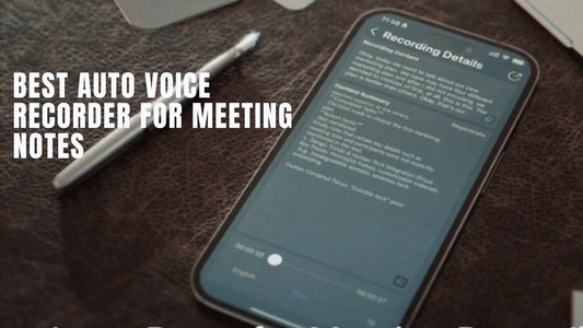 Best Auto Voice Recorder for Meeting Notes in 2026