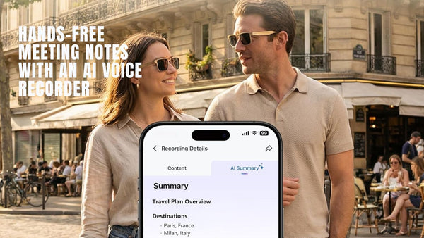 A Practical Guide to Hands-Free Meeting Notes with an AI Voice Recorder