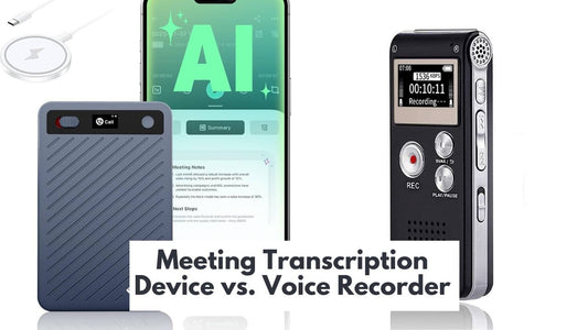 Meeting Transcription Device vs. Voice Recorder: Which One Do You Actually Need
