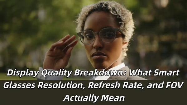 An In-Depth Analysis of Display Quality—Including Explanations of Resolution, Refresh Rate, and FOV in Smart Glasses