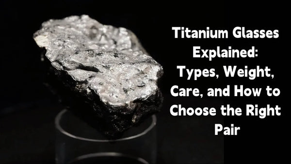 Titanium Glasses Explained: Types, Weight, Care, and How to Choose the Right Pair