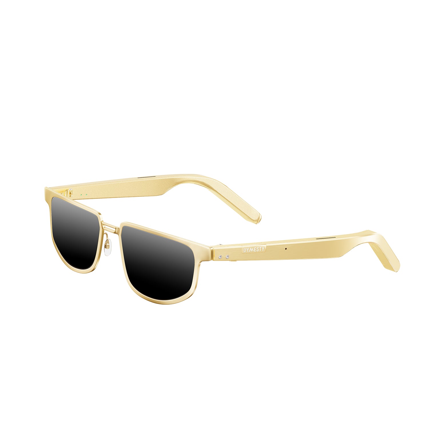 Top down view of Dymesty Moore Vision AI sunglasses, combining sunlight and insight