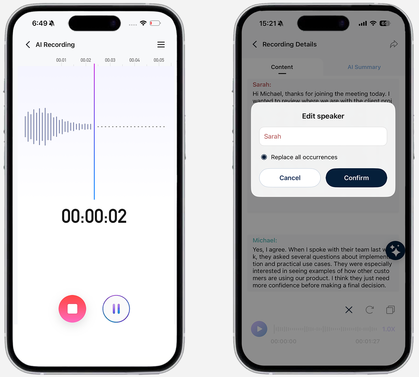 Capture every conversation: